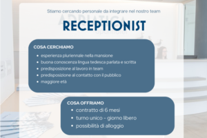 ANNUNCIO RECEPTIONIST - 11.12.2025 